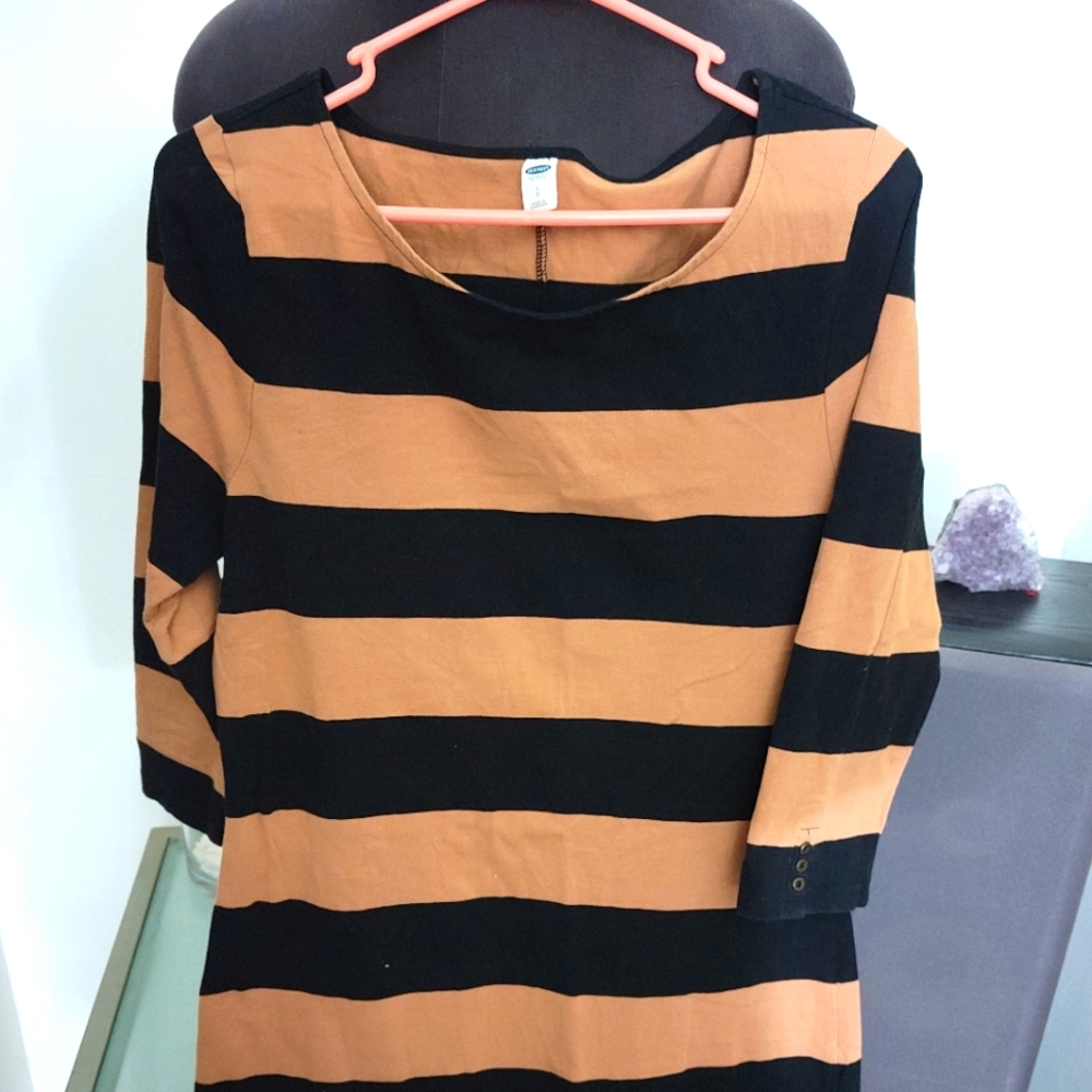 Old Navy Stripe Mini Dress..Size L